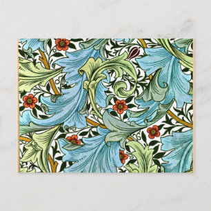 Carte Postale William Morris motif vintage - Granville