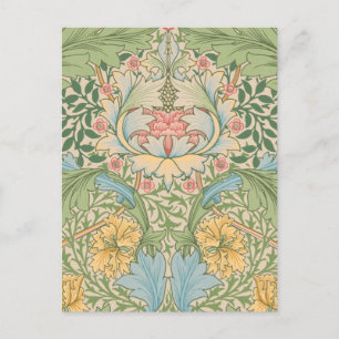 Carte Postale William Morris Myrtle Fleur Floral Botanique