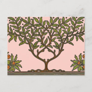 Carte Postale William Morris Tree Frieze Fond d'écran floral