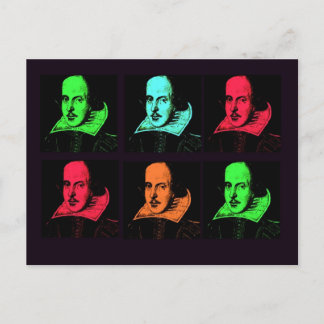 Carte Postale William Shakespeare Collage