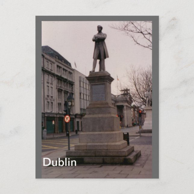 Carte Postale William Smith O'Brien Monument, Dublin, Irlande (Devant)