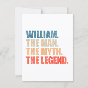 Carte Postale William The Man Le Mythe La Légende