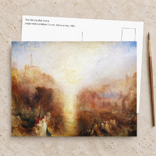 Carte Postale William Turner - La Visite au Tombeau