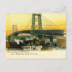 Carte Postale Williamsburg Bridge, New York, 1905 Vintage
