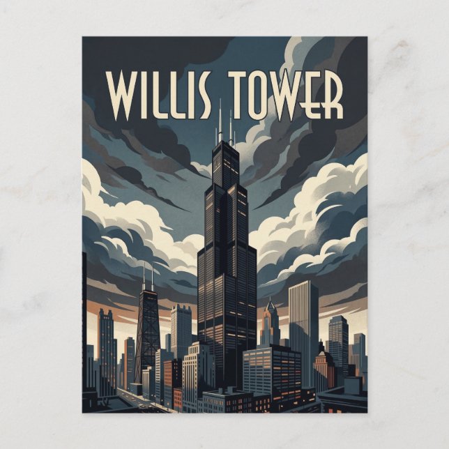 Carte Postale Willis Tower (Devant)