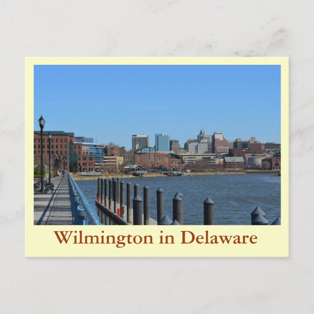Carte Postale Wilmington dans le Delaware (Devant)