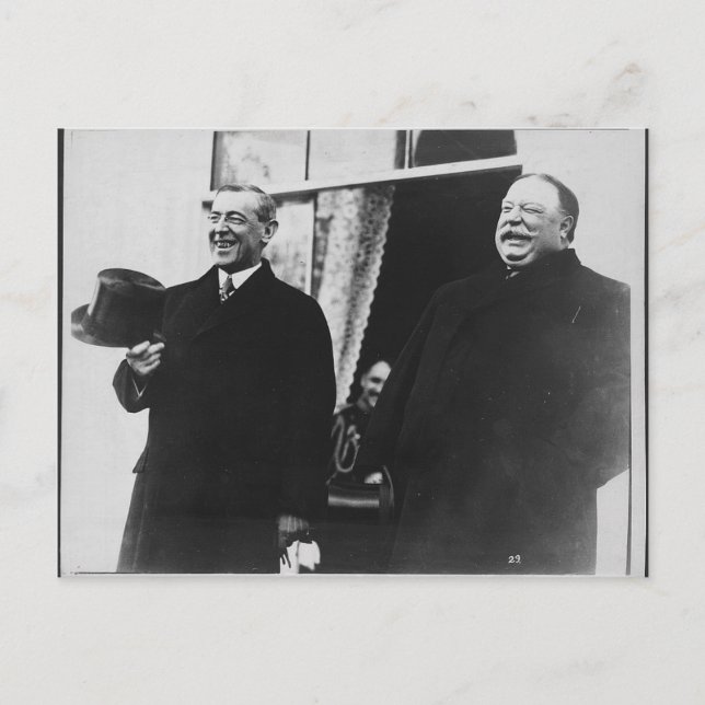 Carte Postale Wilson et Taft (Devant)