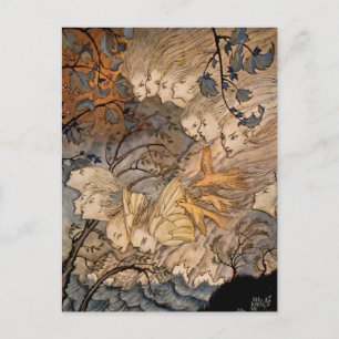 Carte Postale « Wind Sprites » par Arthur Rackham
