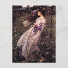 Carte Postale Windflowers par John William Waterhouse, 1902