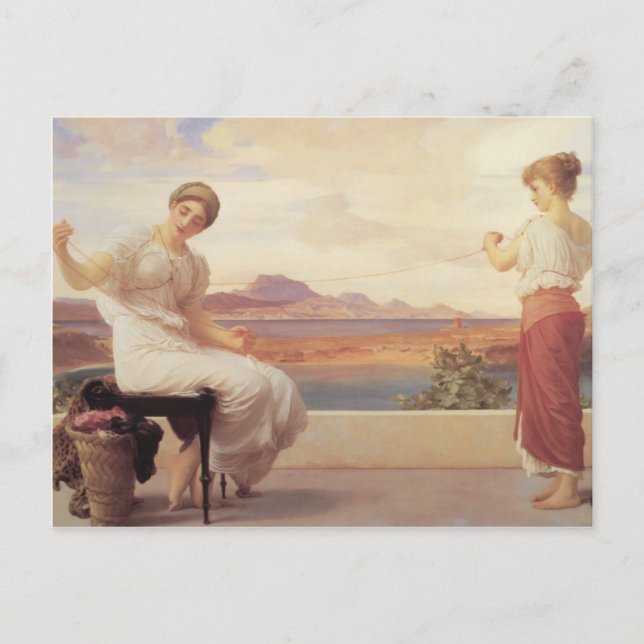 Carte Postale Winding the Skein - Lord Frederick Leighton (Devant)