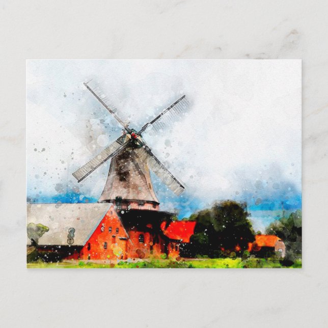 Carte Postale Windmill (Devant)