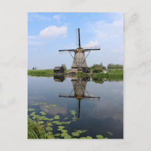 Carte Postale Windmill Kinderdijk Molen Holland Pays-Bas