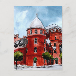 Carte Postale Windsor Hotel Americus Géorgie peinture art