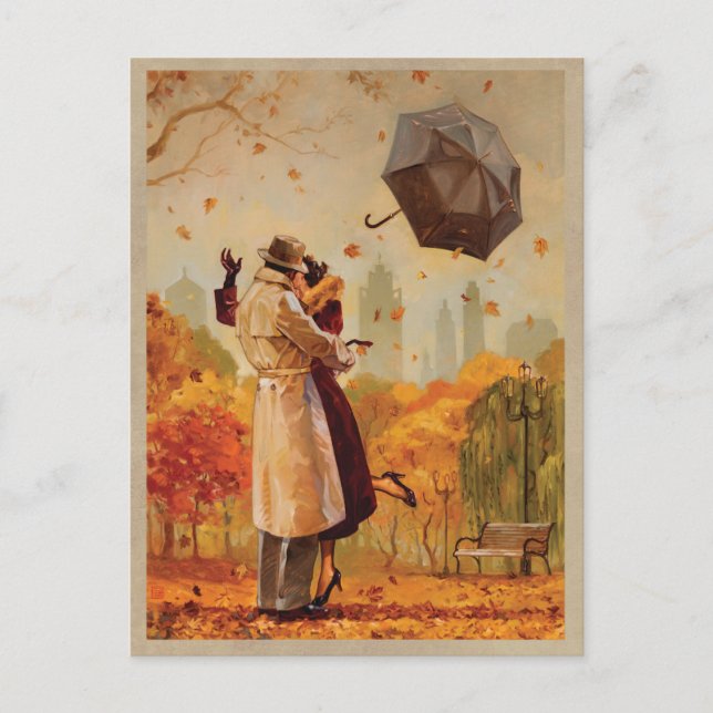 Carte Postale Windy City Kiss (Devant)