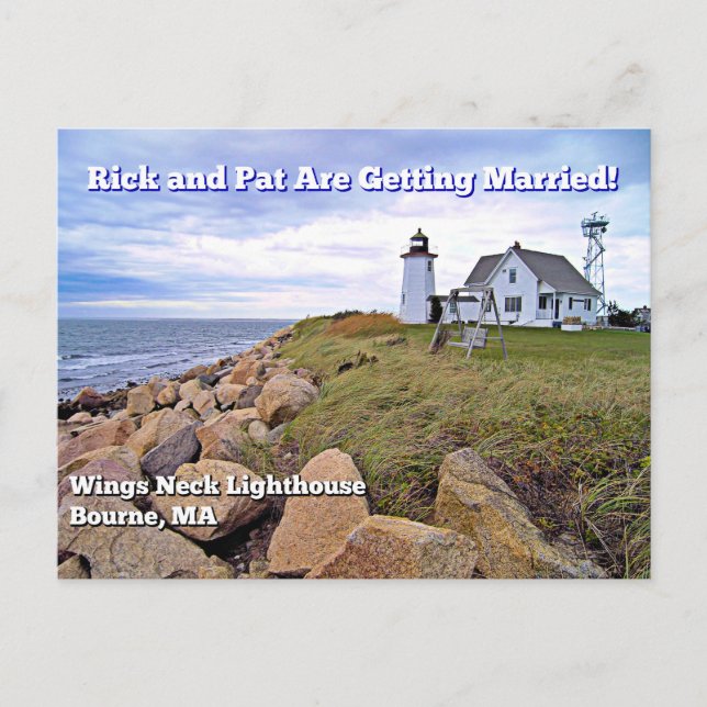 Carte Postale Wings Neck Lighthouse, Massachusetts (Devant)