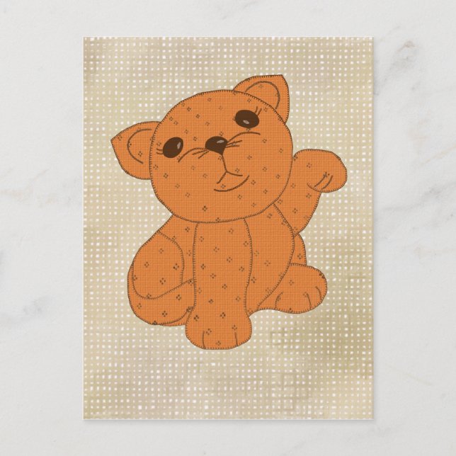 Carte Postale winkende Katze (Devant)