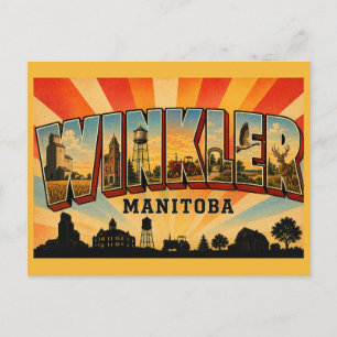 Carte Postale Winkler Manitoba Prairie City