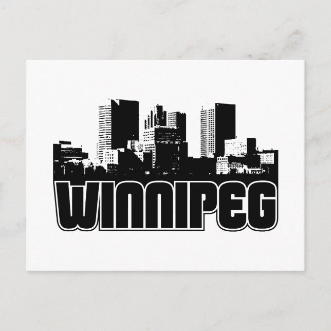 Carte Postale Winnipeg Skyline (Devant)
