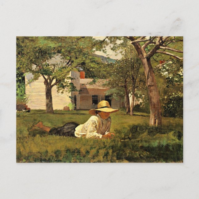 Carte Postale Winslow Homer - Le Nooning (Devant)