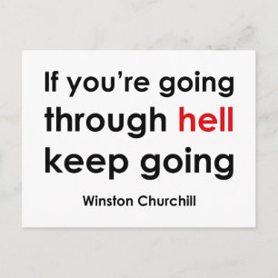 Carte Postale Winston Churchill