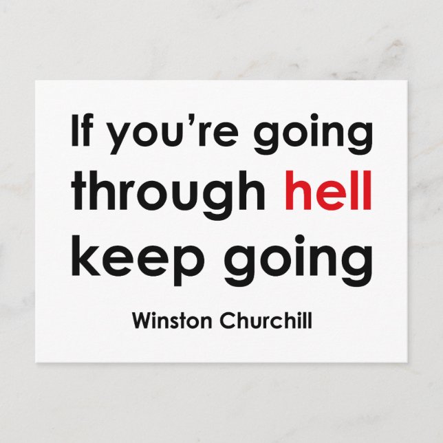 Carte Postale Winston Churchill (Devant)