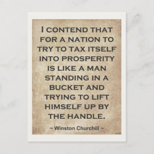 Carte Postale Winston Churchill #1