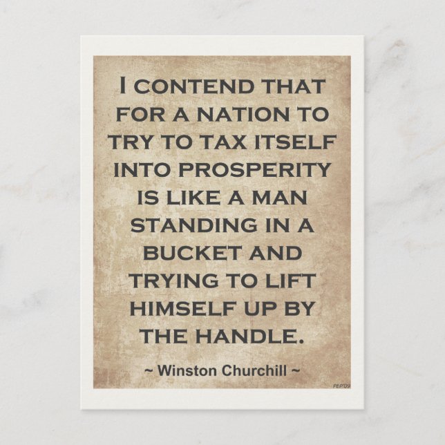 Carte Postale Winston Churchill #1 (Devant)