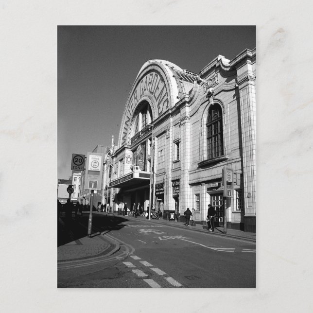 Carte Postale Winter Gardens, B/W (Devant)