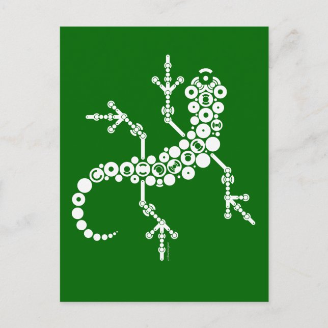 Carte Postale Wireless Gecko (Devant)