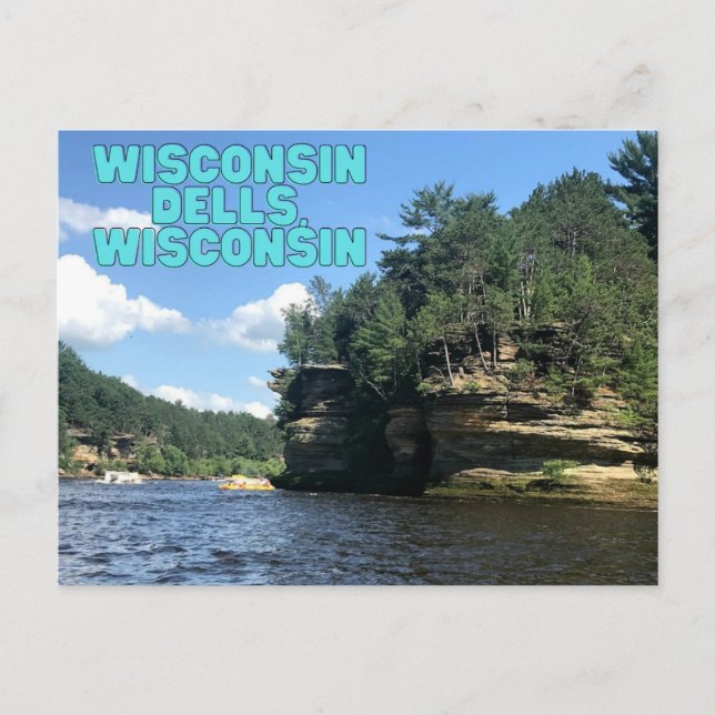 Carte Postale Wisconsin Dells, Wisconsin Postcard Souvenir (Devant)