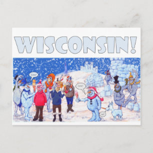 Carte Postale Wisconsin hiver
