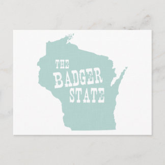 Carte Postale Wisconsin State Motto Slogan