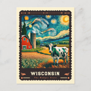 Carte Postale Wisconsin   Vincent Van Gogh inspiré