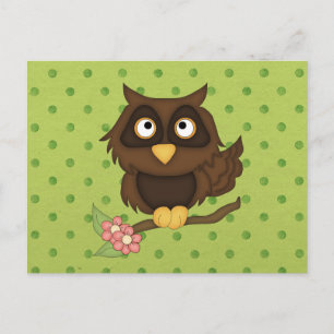 Carte Postale Wise Owl