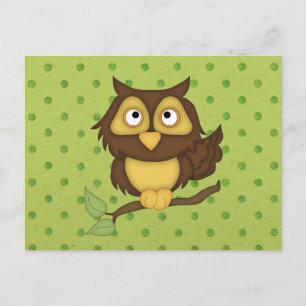 Carte Postale Wise Owl
