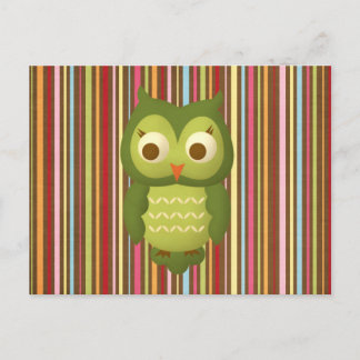 Carte Postale Wise Owl
