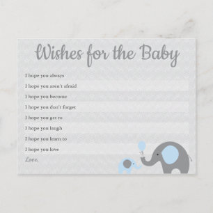 Carte Postale Wishes for Baby Cards