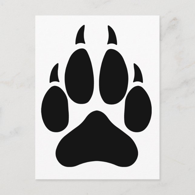 Carte Postale Wolf Paw (Devant)