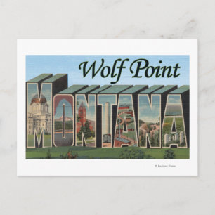 Carte Postale Wolf Point, Montana