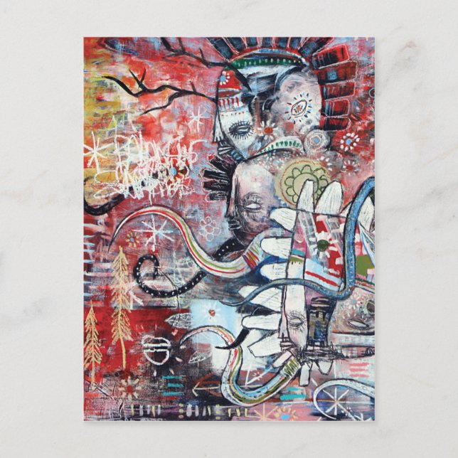 Carte Postale Wolf Spirit (Devant)