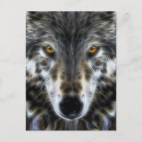Wolf Woodland Portrait inspirant