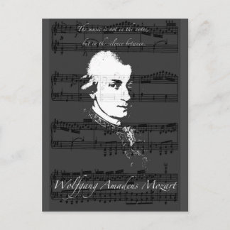 Carte Postale Wolfgang Amadeus Mozart