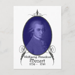 Carte Postale Wolfgang Amadeus Mozart
