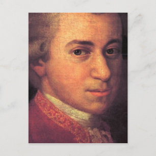Carte Postale Wolfgang Amadeus Mozart