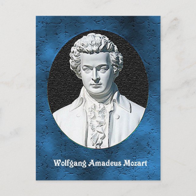 Carte postale Wolfgang Amadeus Mozart (Devant)