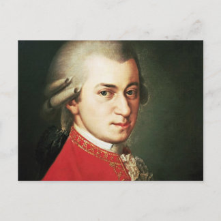 Carte Postale Wolfgang Amadeus Mozart