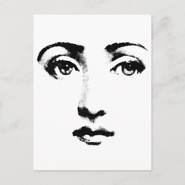 Carte Postale Woman face (Devant)