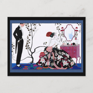 Carte Postale Woman Getting Ready for a Party