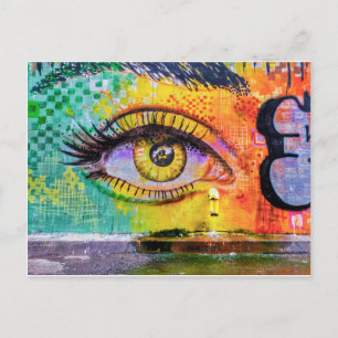 Carte Postale Woman Sheds Tears (Los Angeles, CA)
