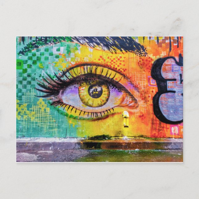 Carte Postale Woman Sheds Tears (Los Angeles, CA) (Devant)